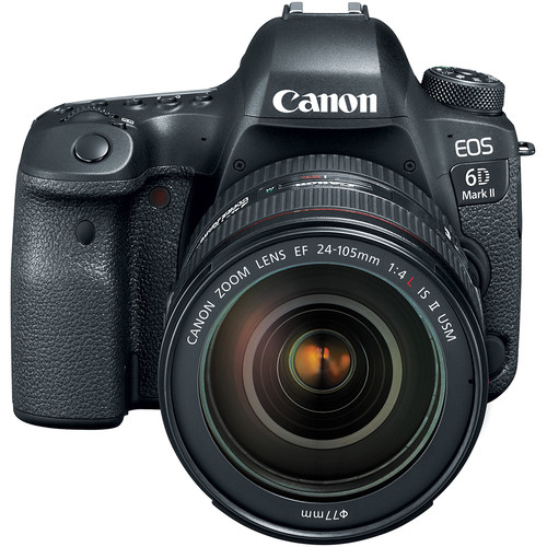 Canon EOS 6D Mark II DSLR Camera with 24-105mm f4L II Lens