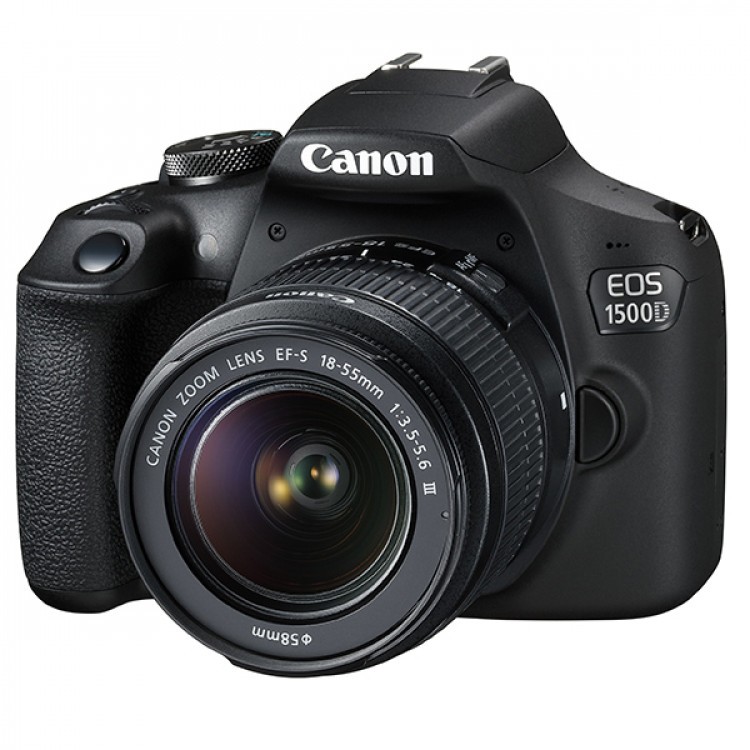 Canon EOS 1500D DSLR Camera with 18-55mm Lens