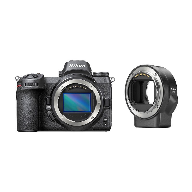 Nikon Z 6 Mirrorless Digital Camera Body with Adapter